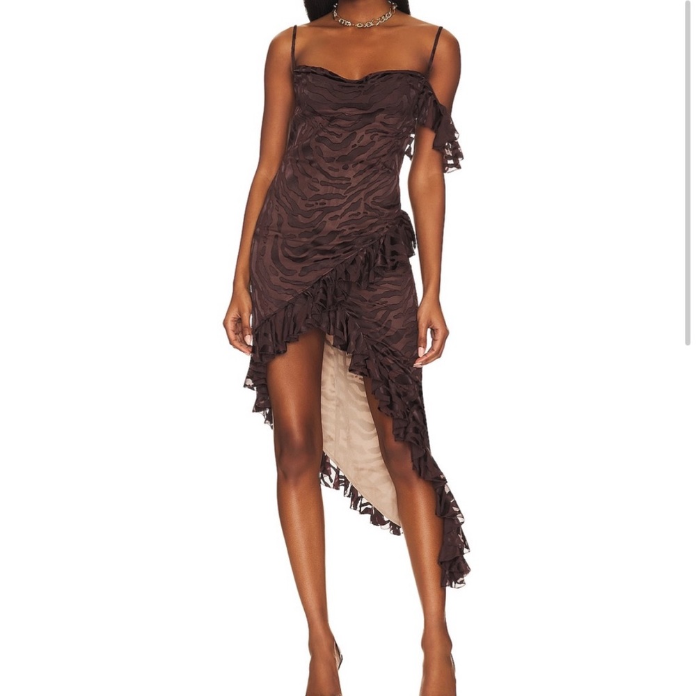 Amy Midi Dress in Brown Animal
Camila Coelho